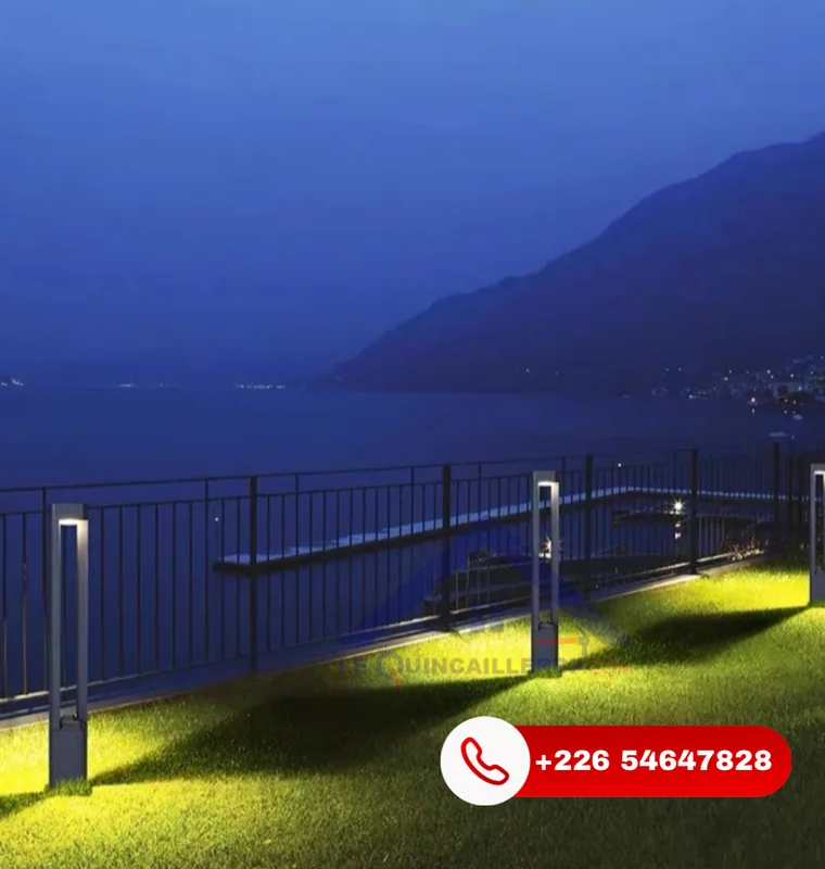 Lampe jardin 02 – vue 2 – Vente au Burkina Faso